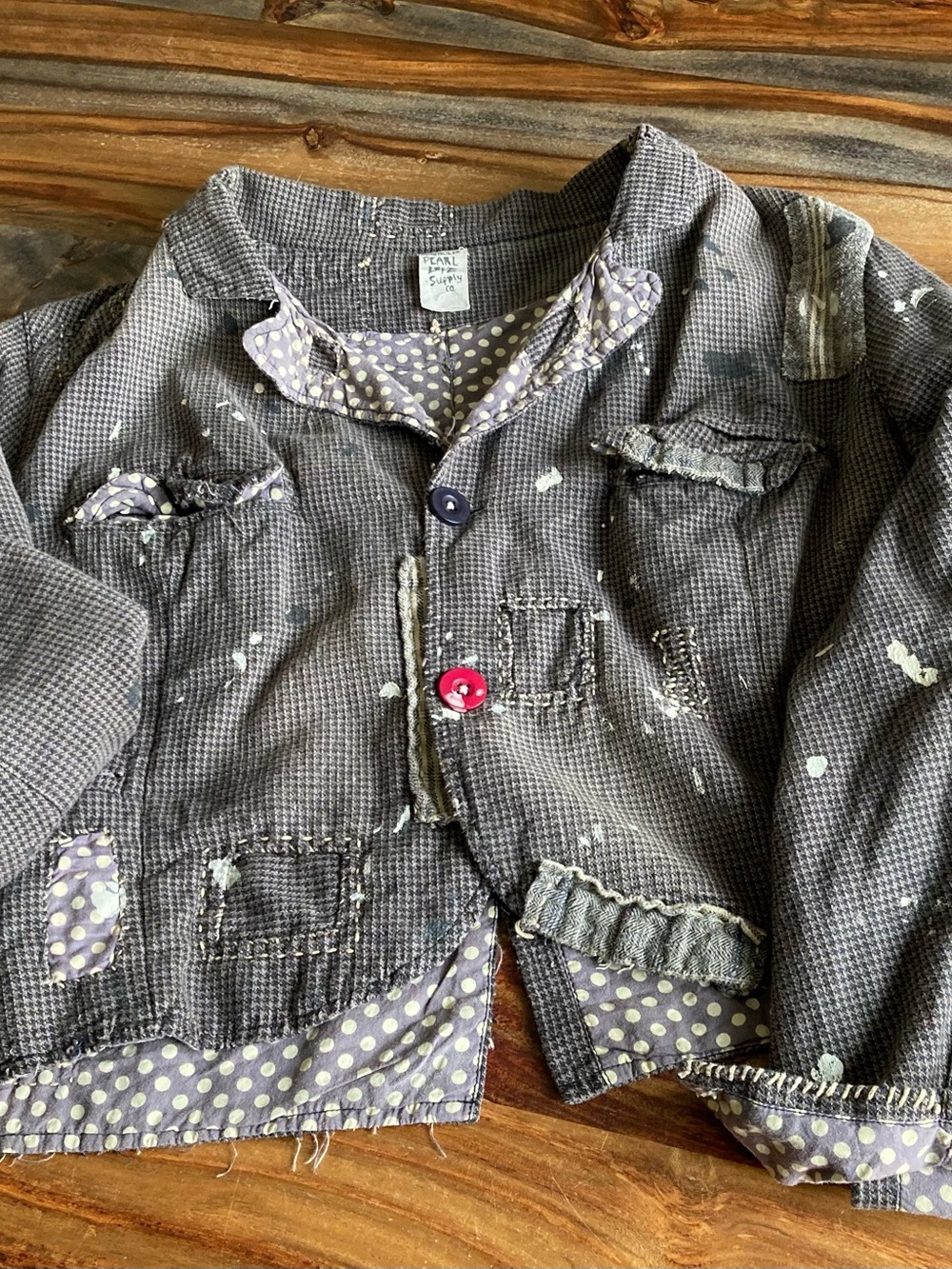 Magnolia Pearl cropped distressed jacket - Picture 4 of 14